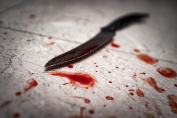 bloody knife
