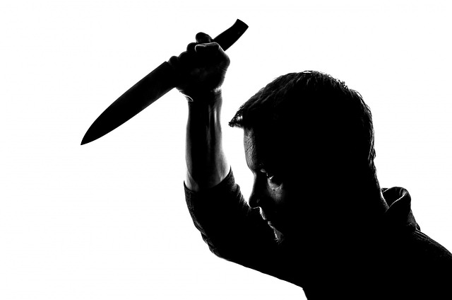 man holding a knife