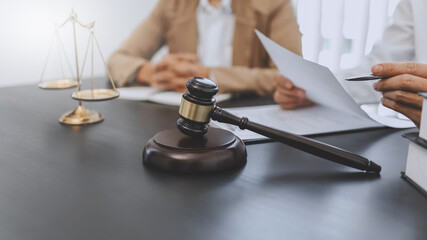 criminal defense lawyer and gavel